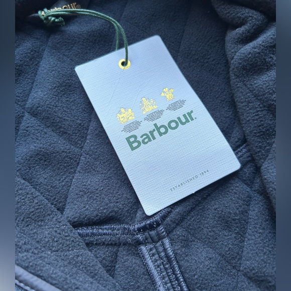 Barbour Cavalry Polarquilt Jacket in Navy - Picture 6 of 9